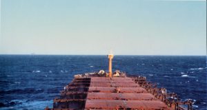 16.000 de mile marine cu Breaza, călare pe trei continente (1) M/V Breaza CNM Petromin 1993 Foto Dan Mihăescu