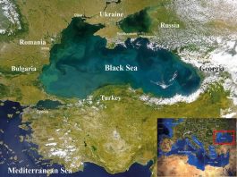 Satellite view of the Black Sea (Source: NASA)