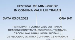 Regal rugbystic cu copii şi juniori la Valu lui Traian