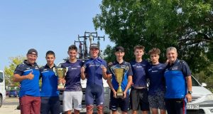 Comuna Valu lui Traian îşi felicită public performerul – ciclistul Mihnea Harasim