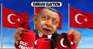 Sultanul moare dar nu se predă! Sursa: Facebook Muzej karikature