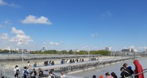 Constanța:Lecție pentru un mediu mai curat, cu elevi din cinci țări europene la Stația Nord de epurare ape uzate       Sursa: RAJA S.A.