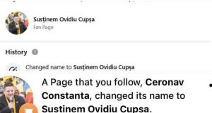 Internauții au prins cioara vopsită pe gardul lui Ovidiu Cupșa