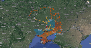 Ce e nou pe frontul de est! ① Sursa: google.com/maps/