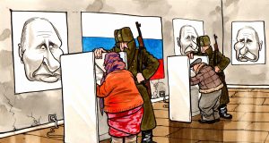 Rusia pregătește ofensive de proporții în estul și sudul Ucrainei Sursa: Muzej karikature/Facebook