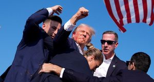 Un glonț floare-la-urechea Președintelui