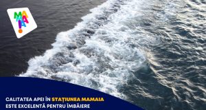 În Stațiunea Mamaia este excelentă calitatea apei de îmbăiere
