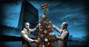 Kremlinul a împodobit înainte de Crăciun “Bradul dezinformării”