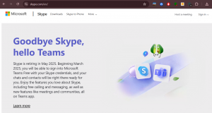 Sfârșitul unei epoci. Microsoft confirmă oficial închiderea Skype în mai 2025