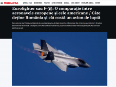 MEDIAFAX a înzestrat armata română cu 32 de avioane F-35A