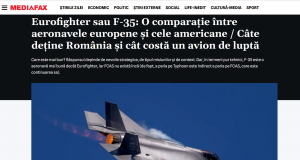 MEDIAFAX a înzestrat armata română cu 32 de avioane F-35A