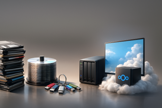 De la dischetă la cloud privat