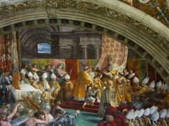 O încoronare…de Crăciun! Încoronarea lui Charlemagne (pictură de Raphael, 1517)