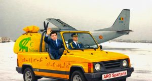 Președintele Nicușor Dan la olimpiada vieții! Compoziție grafică IA