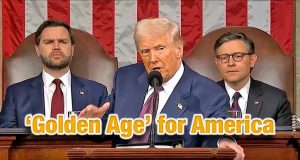 Epoca de Aur lovește iar! Nu la noi, Doamne ferește. Sursa: C-SPAN Image/Donald J. Trump, President of the United States