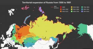 Ce înseamnă să fii rus’? Expansiunea teritorială a Rusiei 1300-1990