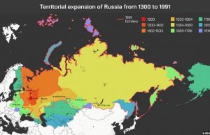 Ce înseamnă să fii rus’? Expansiunea teritorială a Rusiei 1300-1990