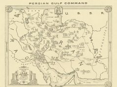 Teheran: 1943/2026 Old WW2 Map of Iran by Persian Gulf Command, 1943: Tehran, Garden of E – The Unique Maps Co.