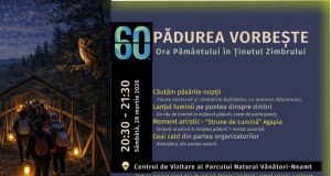 60 de minute Afișul Orei Pământului în Ținutul Zimbrului