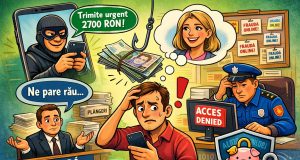 Frauda prin WhatsApp! Imagine decorativă realizată cu IA