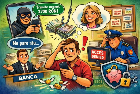 Frauda prin WhatsApp! Imagine decorativă realizată cu IA