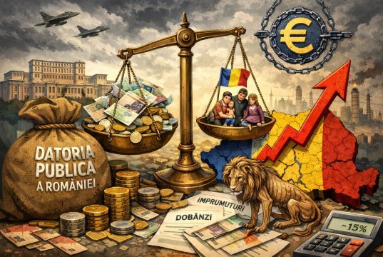 Datoria publică a României: povară sau oportunitate? Imagine decorativă realizată cu IA