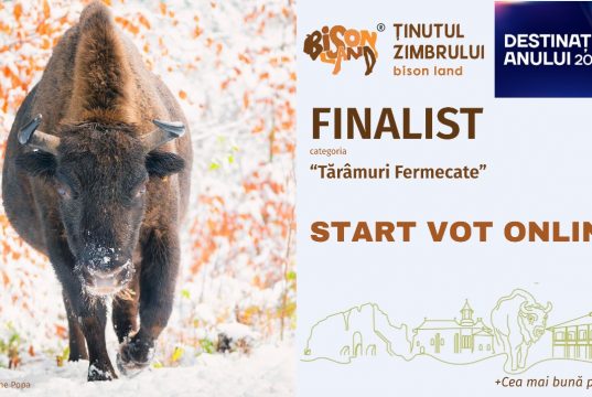 Ținutul Zimbrului, din nou finalistul concursului destinația anului! Foto: Gheorghe Popa: Ținutul Zimbrului finalist Destinația Anului- Tărâmuri de poveste