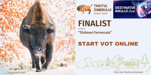 Foto: Gheorghe Popa: Ținutul Zimbrului finalist Destinația Anului-Tărâmuri de poveste Foto: Gheorghe Popa: Ținutul Zimbrului finalist Destinația Anului- Tărâmuri de poveste