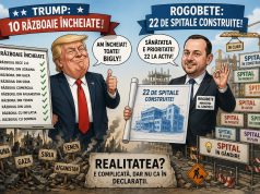 Pacificările lui Trump și spitalele edificate de Rogobete Imagine decorativă realizată cu IA