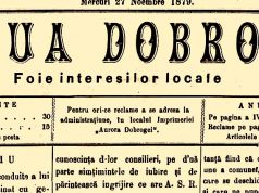 Știri arheologice în „Steaua Dobrogei” din Tulcea în anii 1879 și 1880 Foto: „Steua Dobrogei” 27 noiembrie 1879 - Biblioteca Județeană Constanța