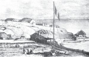 Populația orașului Constanța pe naționalități, în „Farul Constanței” din 1880 Le_port_de_Kustendje/ Camille Allard 1856