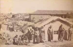 O epopee a emigranților musulmani reveniți în Dobrogea la 1880 Sursa: Anatole Magrin 1881-1900 Muzeul Național de Istorie a României/imagoromaniae.ro