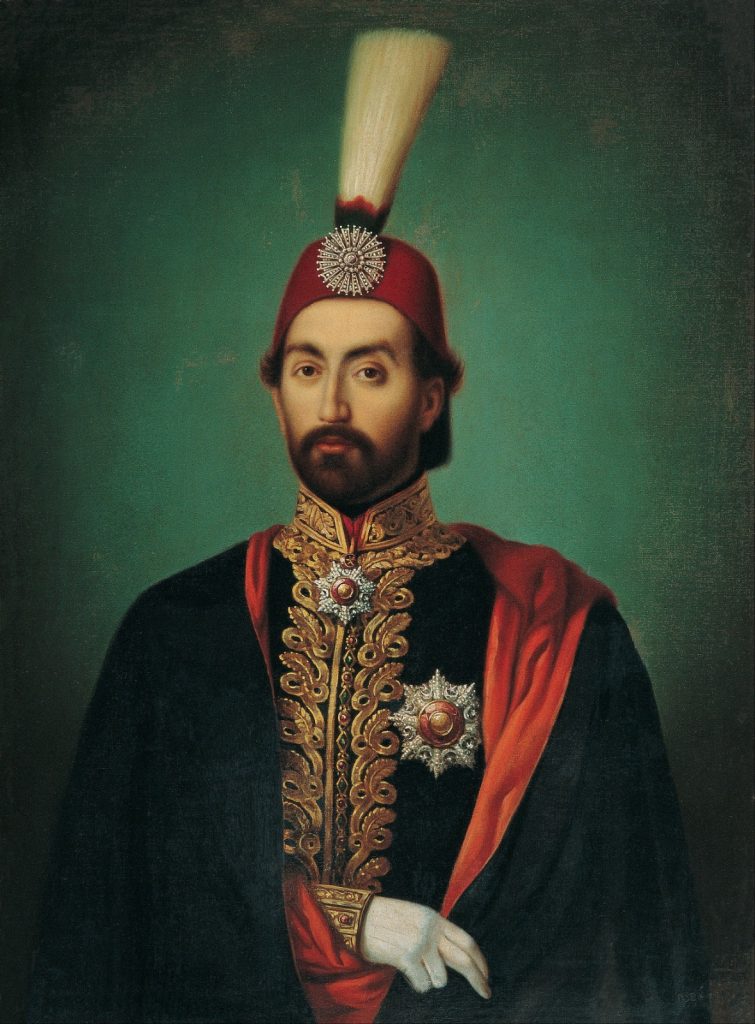 Foto: sultanul Abdulmecid, fondatorul Medgidiei în 1856  