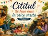 De ce citim? Imagine decorativă realizată cu IA
