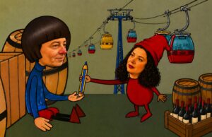 Condeiul Fermecat și viața “în roze”, pe veresie Imagine decorativă realizată cu IA