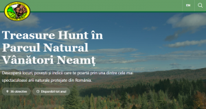 Invitație digitală în Parcul Natural Vânători-Neamț O invitație digitală în Parcul Natural Vânători Neamț (printscreen)