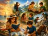 Povești de vacanță, exerciții pentru viață Imagine decorativă realizată cu IA