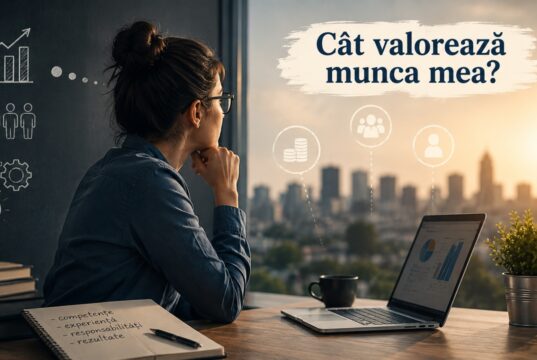 Cât prețuiește munca românului? Imagine decorativă realizată cu IA
