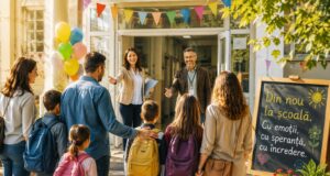 Septembrie – între amintire și început Imagine decorativă realizată cu IA