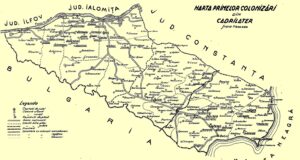 Stabilirea macedoromânilor în Dobrogea de Sud la 1913-1923 Sursa: C. Noe, Colonizarea Cadrilaterului, 1938