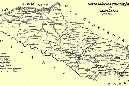 Stabilirea macedoromânilor în Dobrogea de Sud la 1913-1923 Sursa: C. Noe, Colonizarea Cadrilaterului, 1938