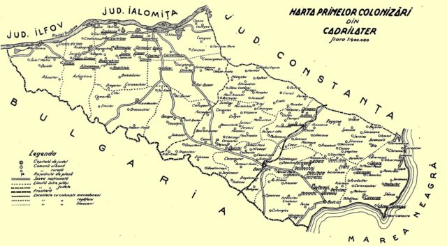 Sursa: C. Noe, Colonizarea Cadrilaterului, 1938