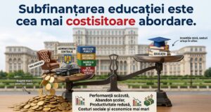 Cât cerem și cât dăm educației? Imagine decorativă realizată cu IA