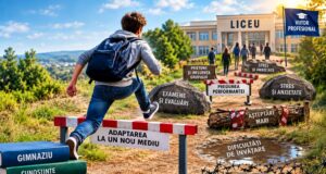 Tranziția la liceu, cursă cu obstacole Imagine decorativă realizată cu IA