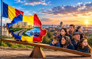 România contează, dar românii? Imagine decorativă realizată cu IA