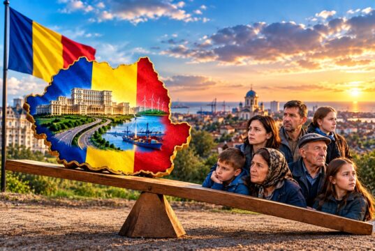 România contează, dar românii? Imagine decorativă realizată cu IA