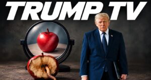 Oglindă oglinjoară, cine-i mai “TRUMP TV” în țară? Imagine decorativă realizată cu IA